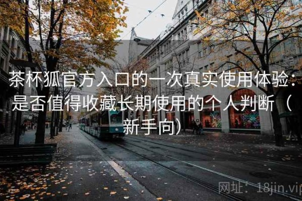 茶杯狐官方入口的一次真实使用体验：是否值得收藏长期使用的个人判断（新手向）