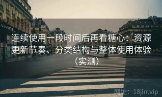 连续使用一段时间后再看糖心：资源更新节奏、分类结构与整体使用体验（实测）