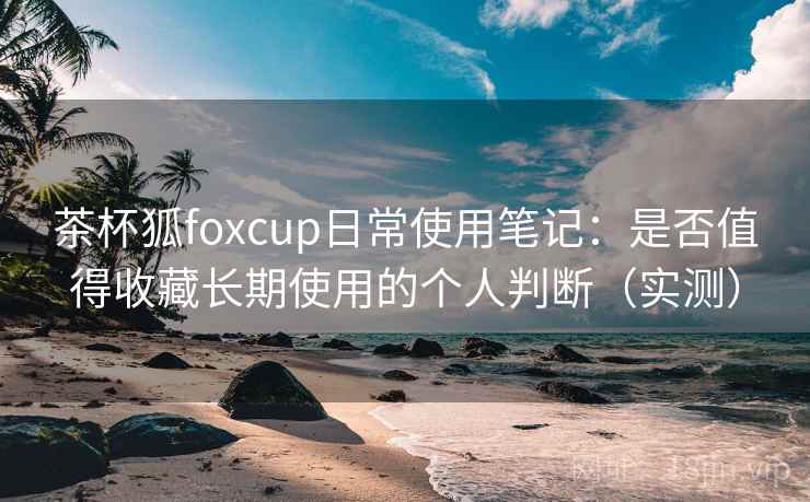 茶杯狐foxcup日常使用笔记：是否值得收藏长期使用的个人判断（实测）